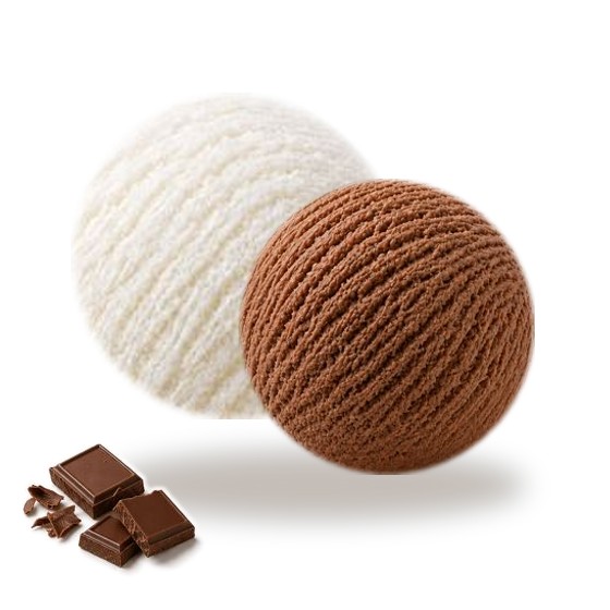 Fior di latte e Gianduia